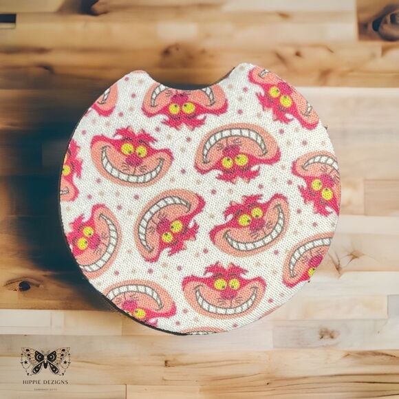 Cheshire Cat Car Coaster 2 Pack - Picture 3 of 10